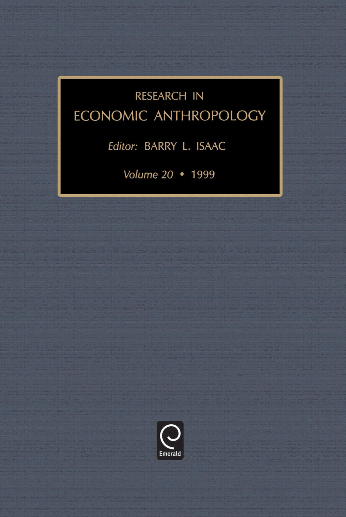 Research in Economic Anthropology