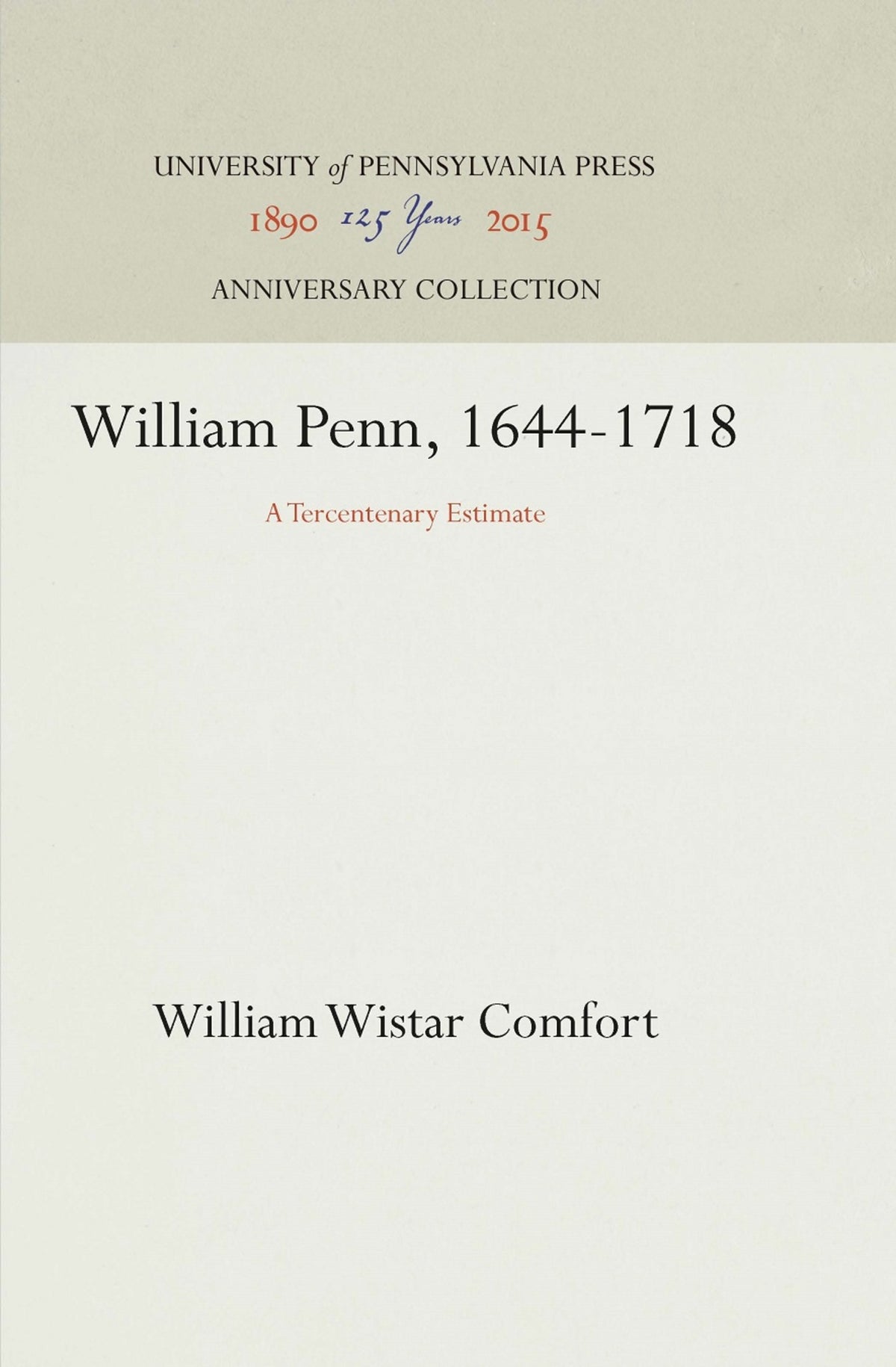 Cover image for William Penn, 1644-1718 ISBN 9781512811056