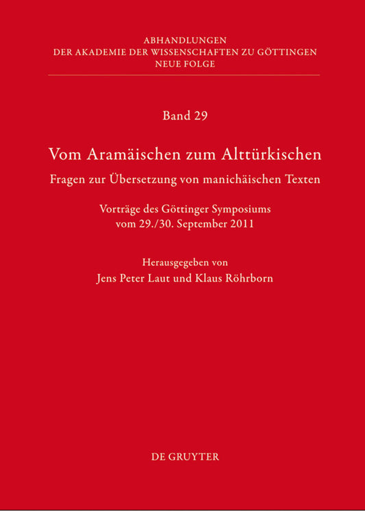 Vom Aramäischen zum Alttürkischen