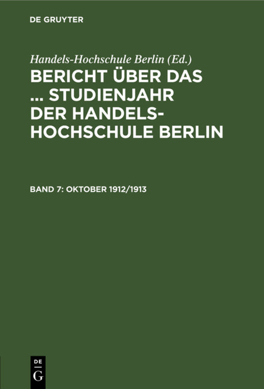 Oktober 1912/1913