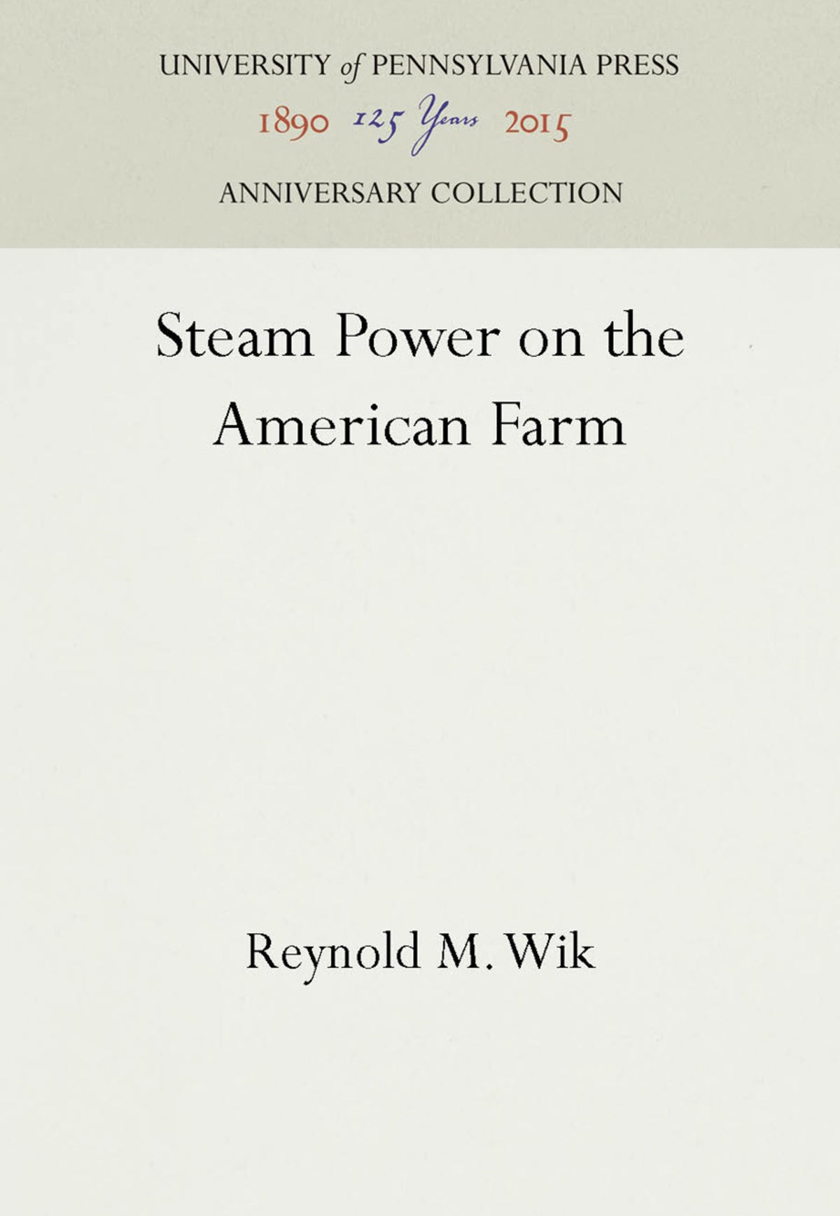 Cover image for Steam Power on the American Farm ISBN 9781512808452