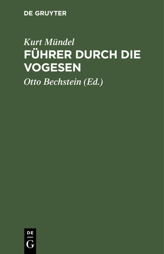 Führer durch die Vogesen