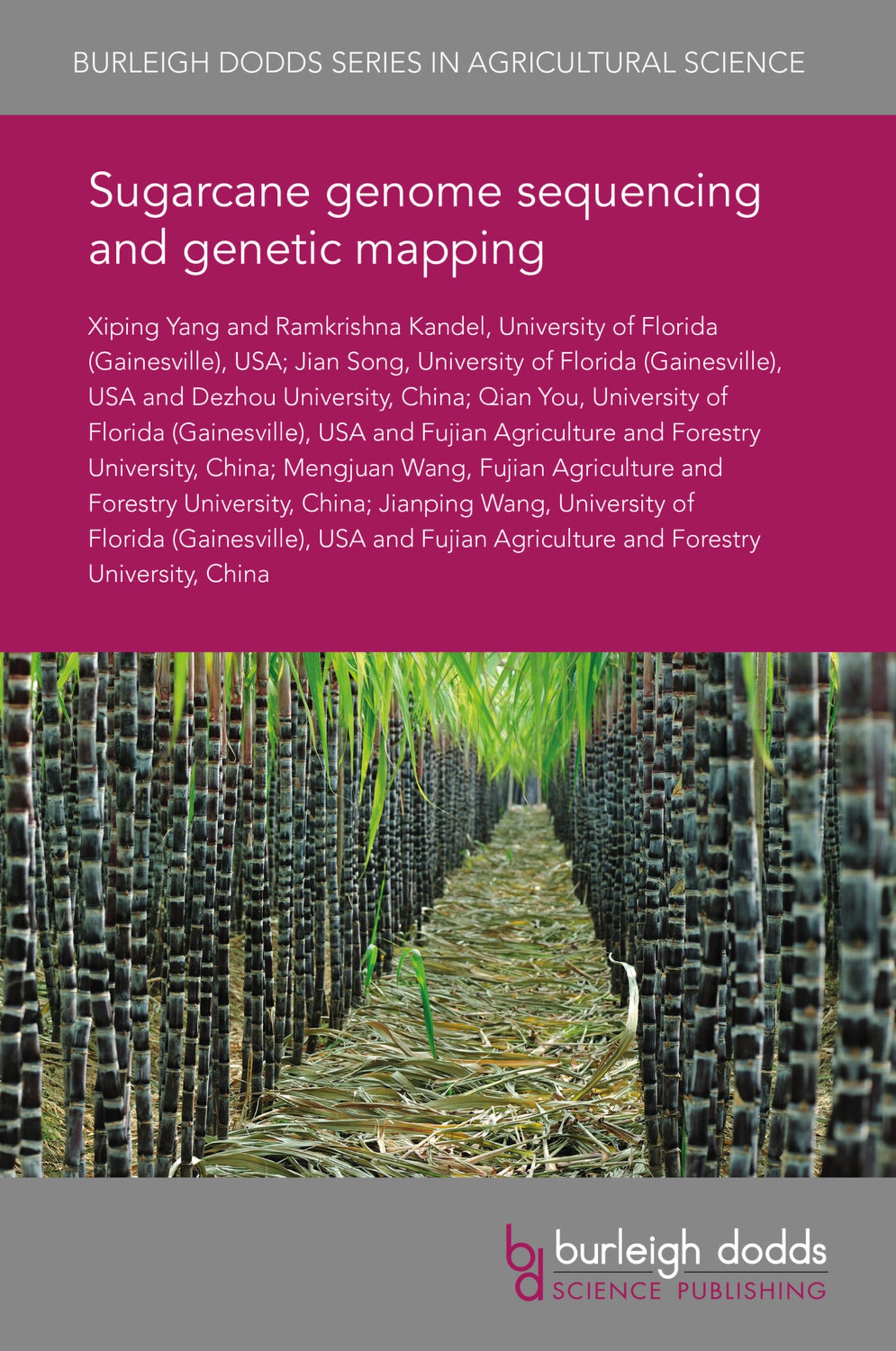 Cover image for Sugarcane genome sequencing and genetic mapping ISBN 9781838795795