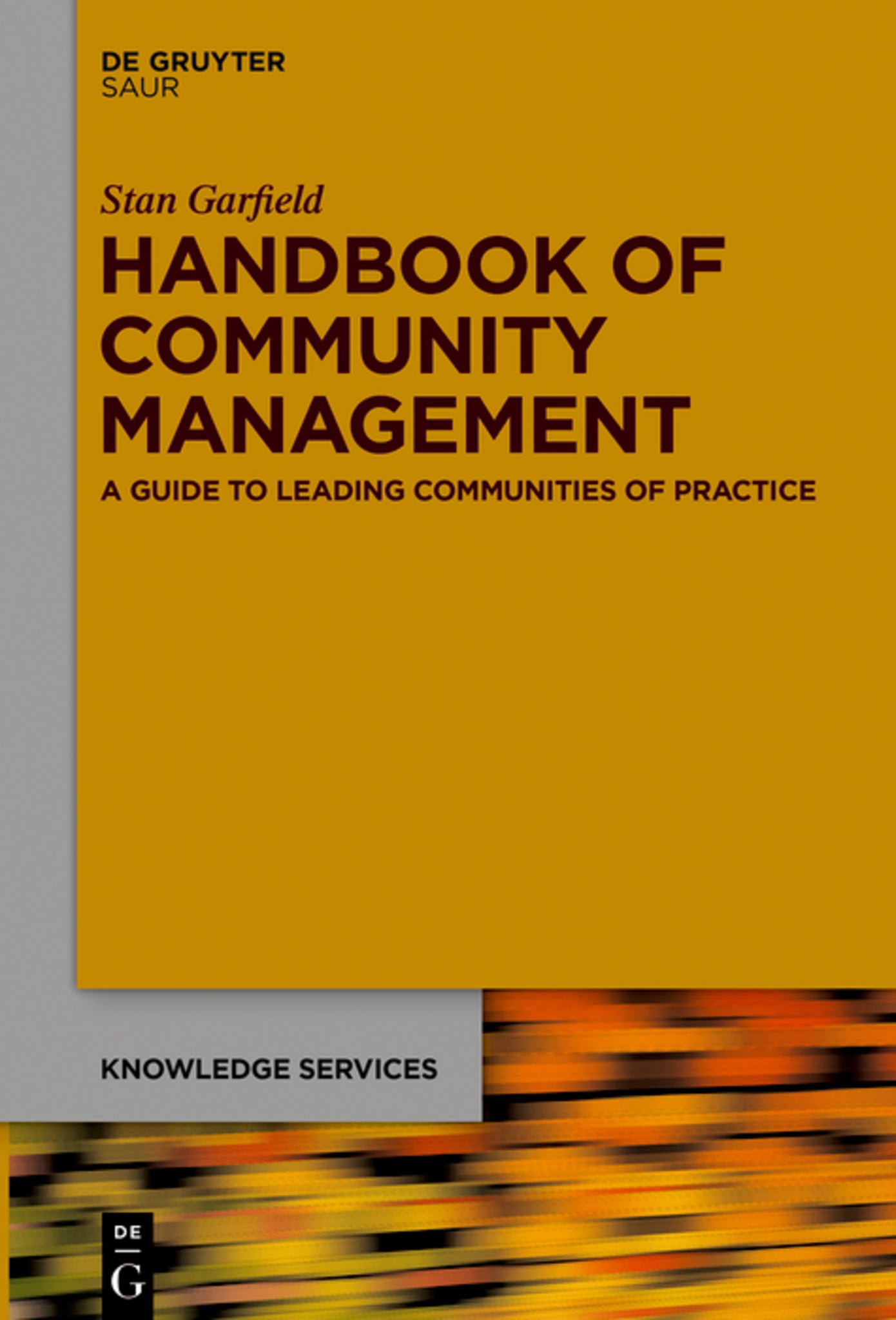 Cover image for Handbook of Community Management ISBN 9783110673555