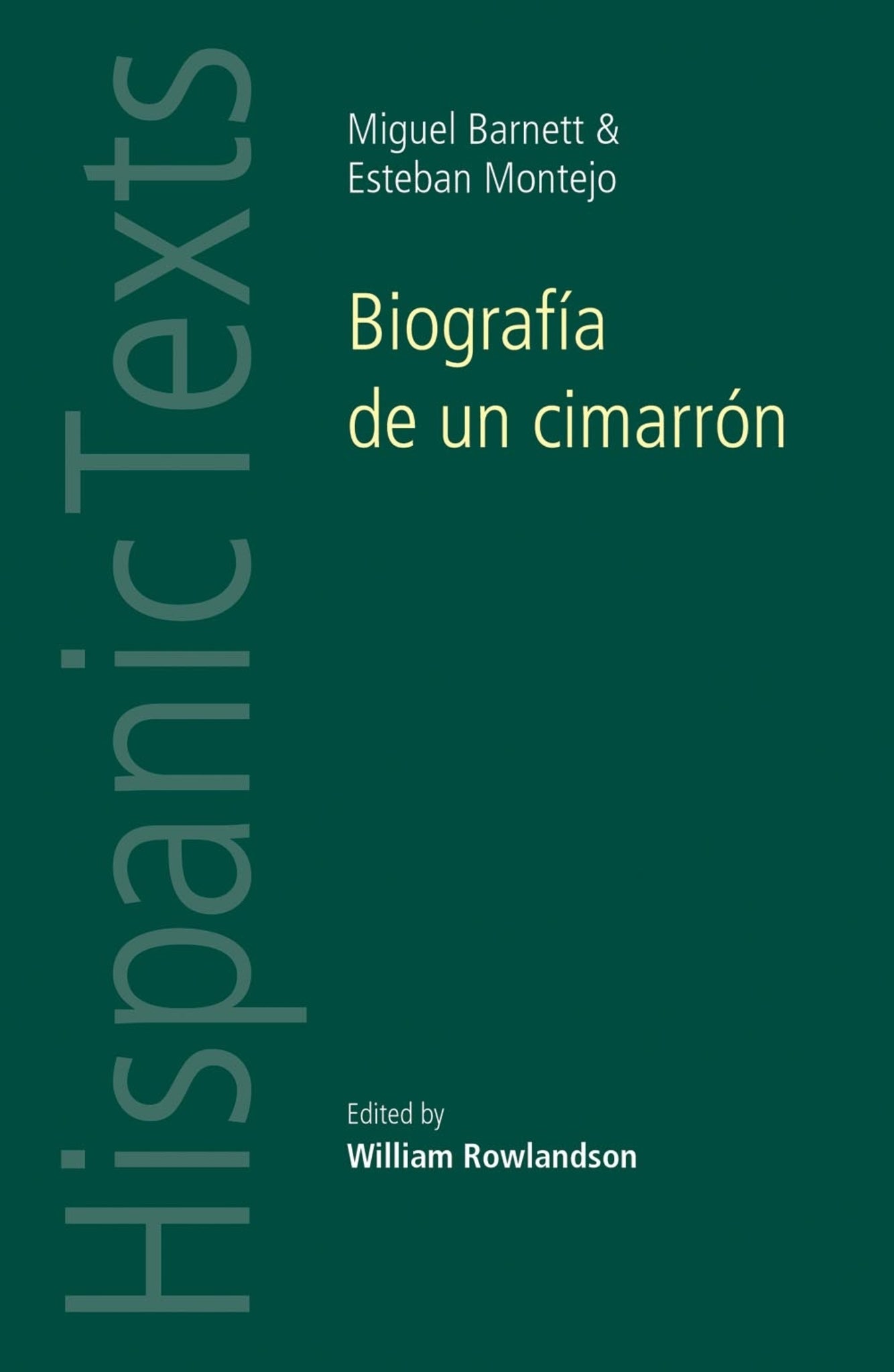 Cover image for Biografía de un cimarrón ISBN 9780719080913