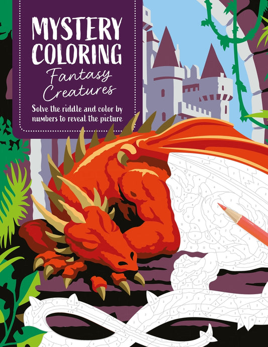 Mystery Coloring Fantasy Creatures