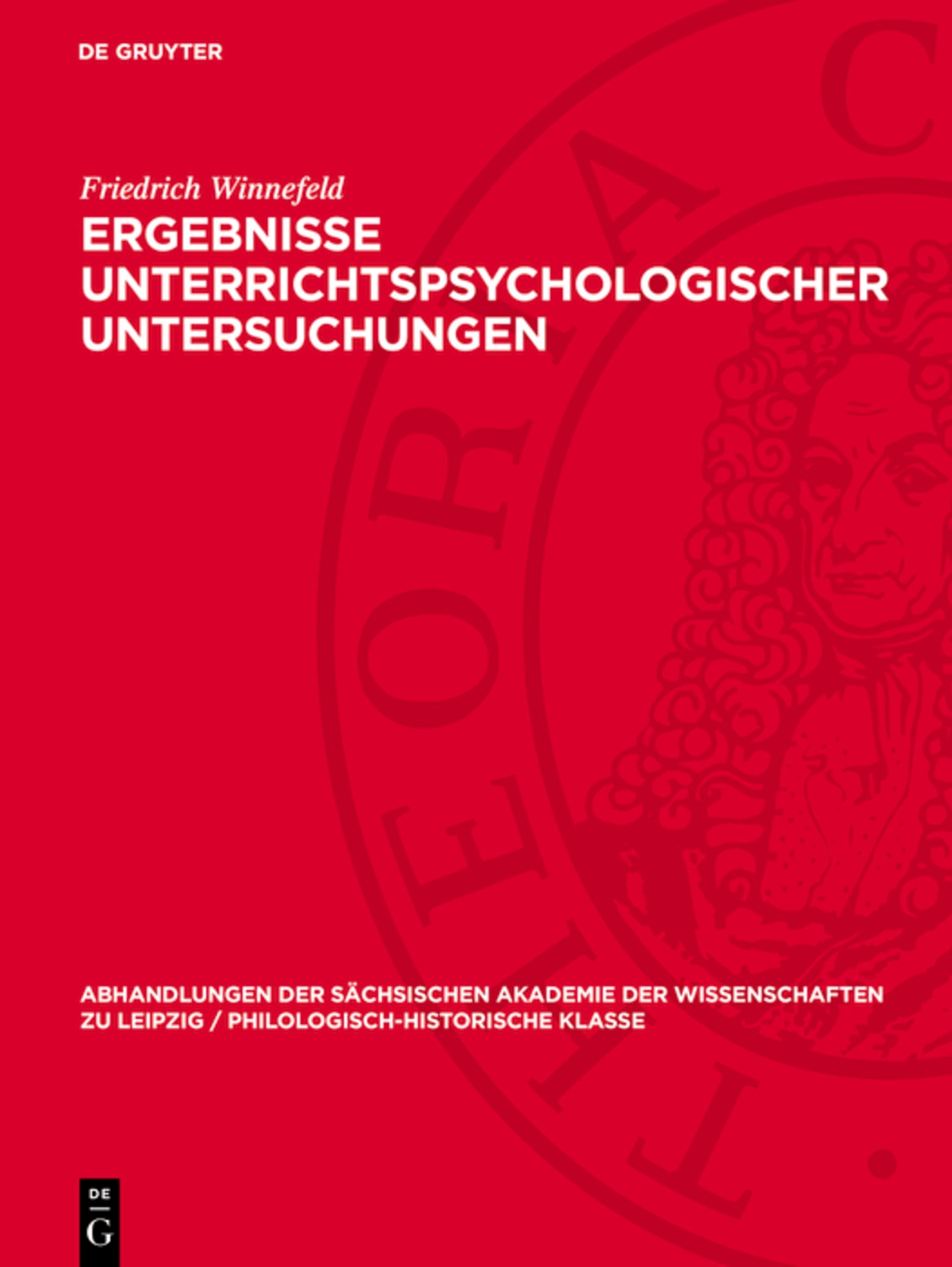 Ergebnisse unterrichtspsychologischer Untersuchungen