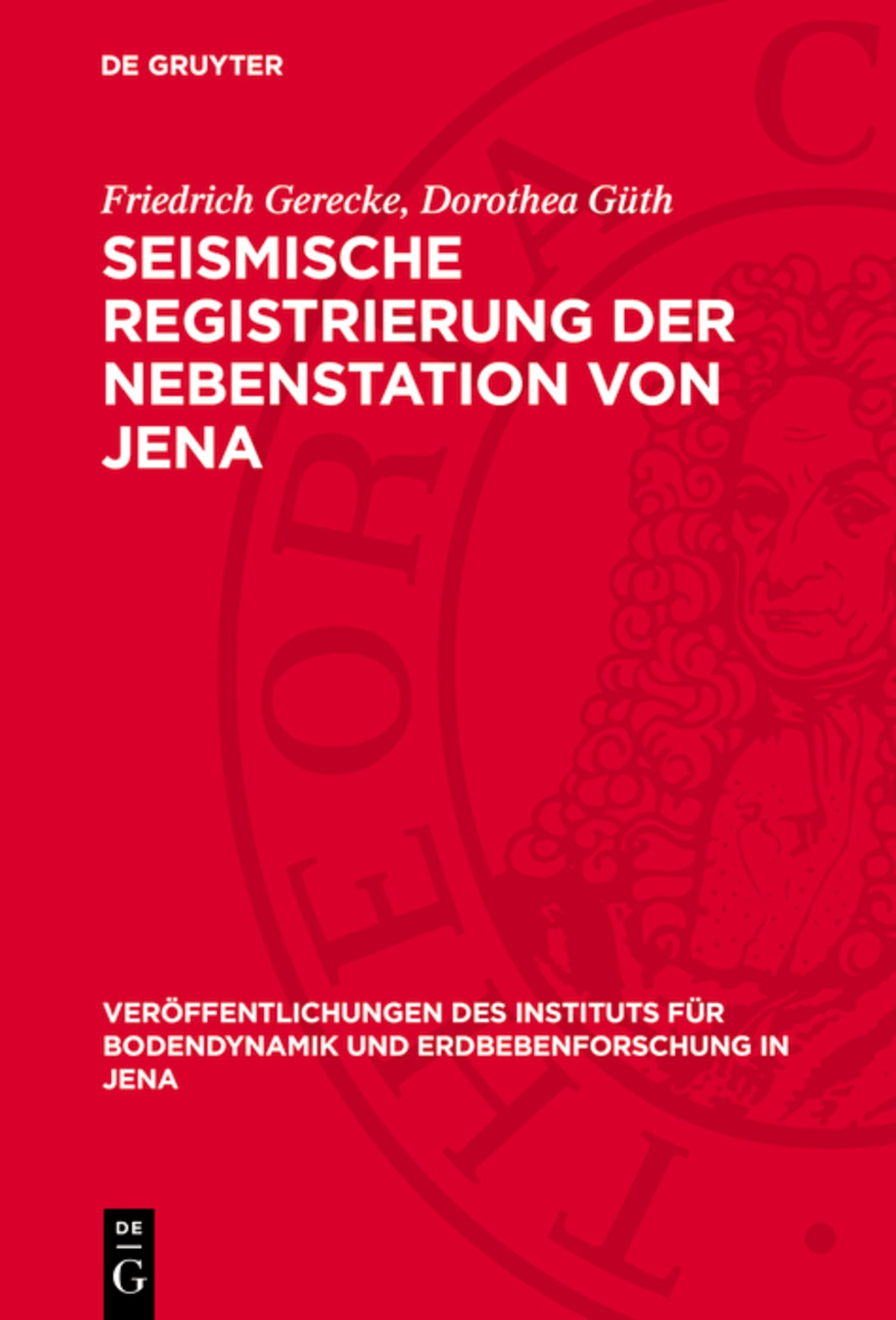 Seismische Registrierung der Nebenstation von Jena
