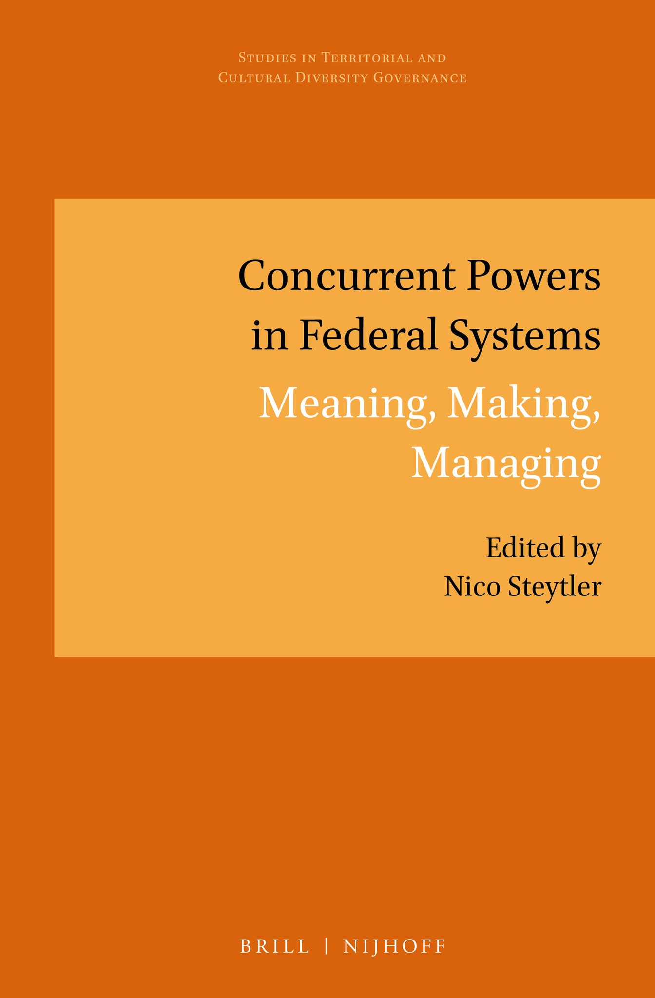 Concurrent Powers in Federal Systems