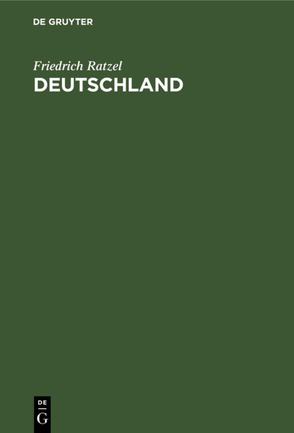 Cover image for Deutschland ISBN 9783112342534