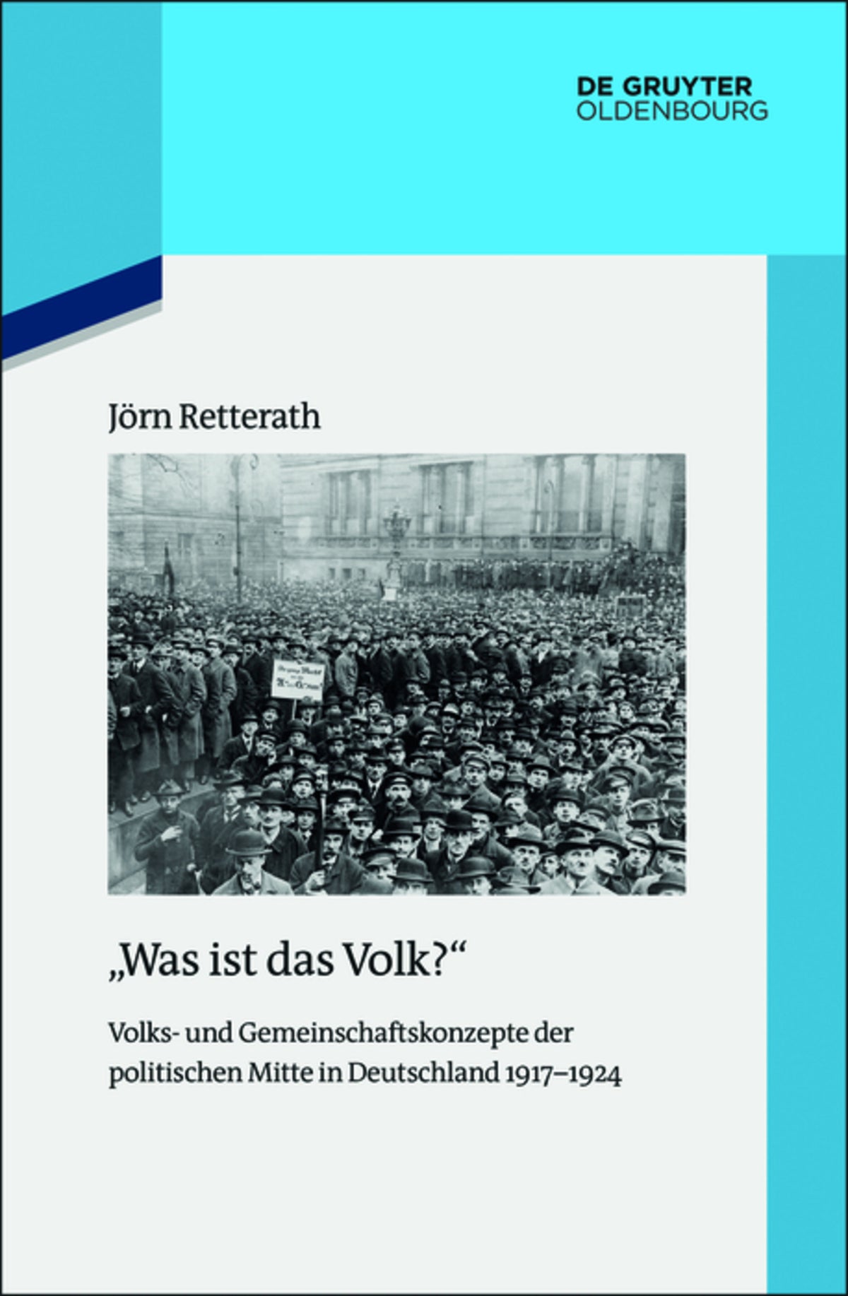Cover image for "Was ist das Volk?" ISBN 9783110462074