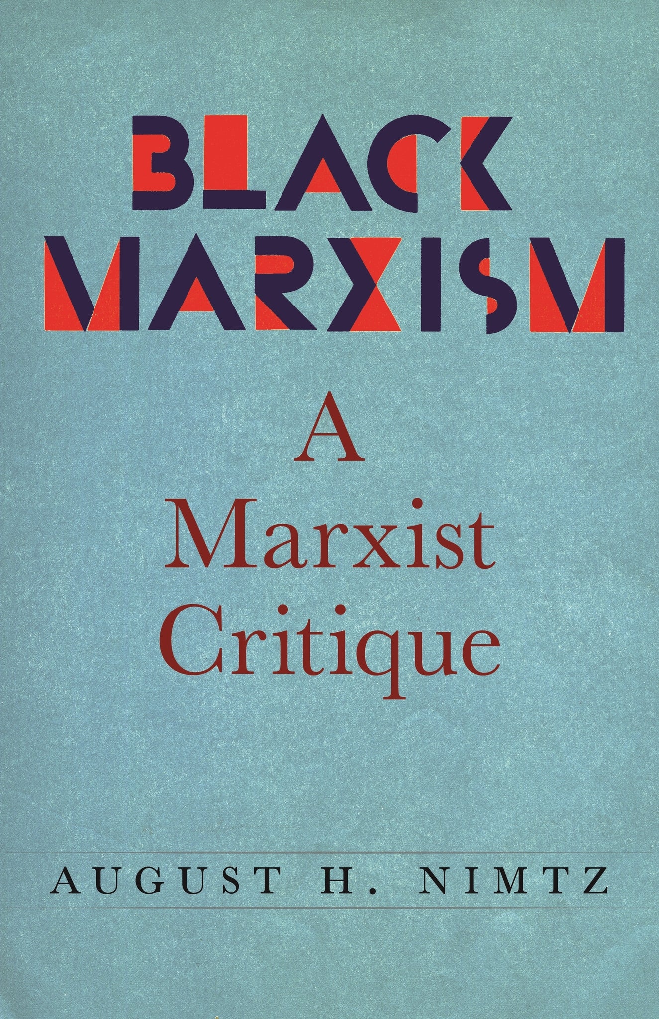 "Black Marxism"