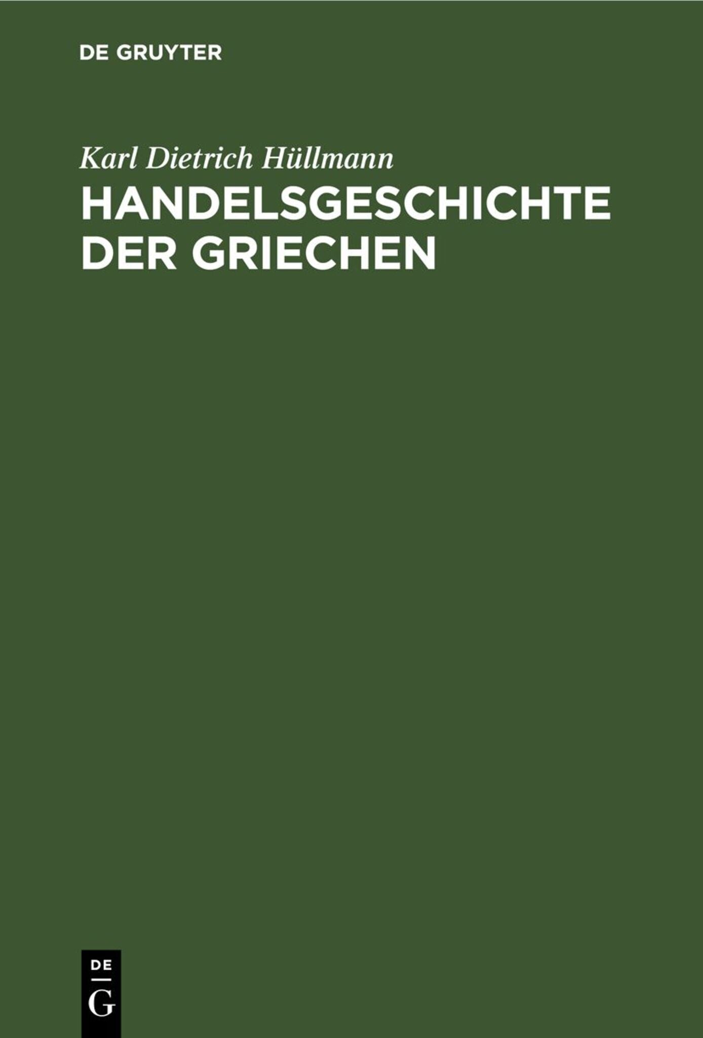 Handelsgeschichte der Griechen