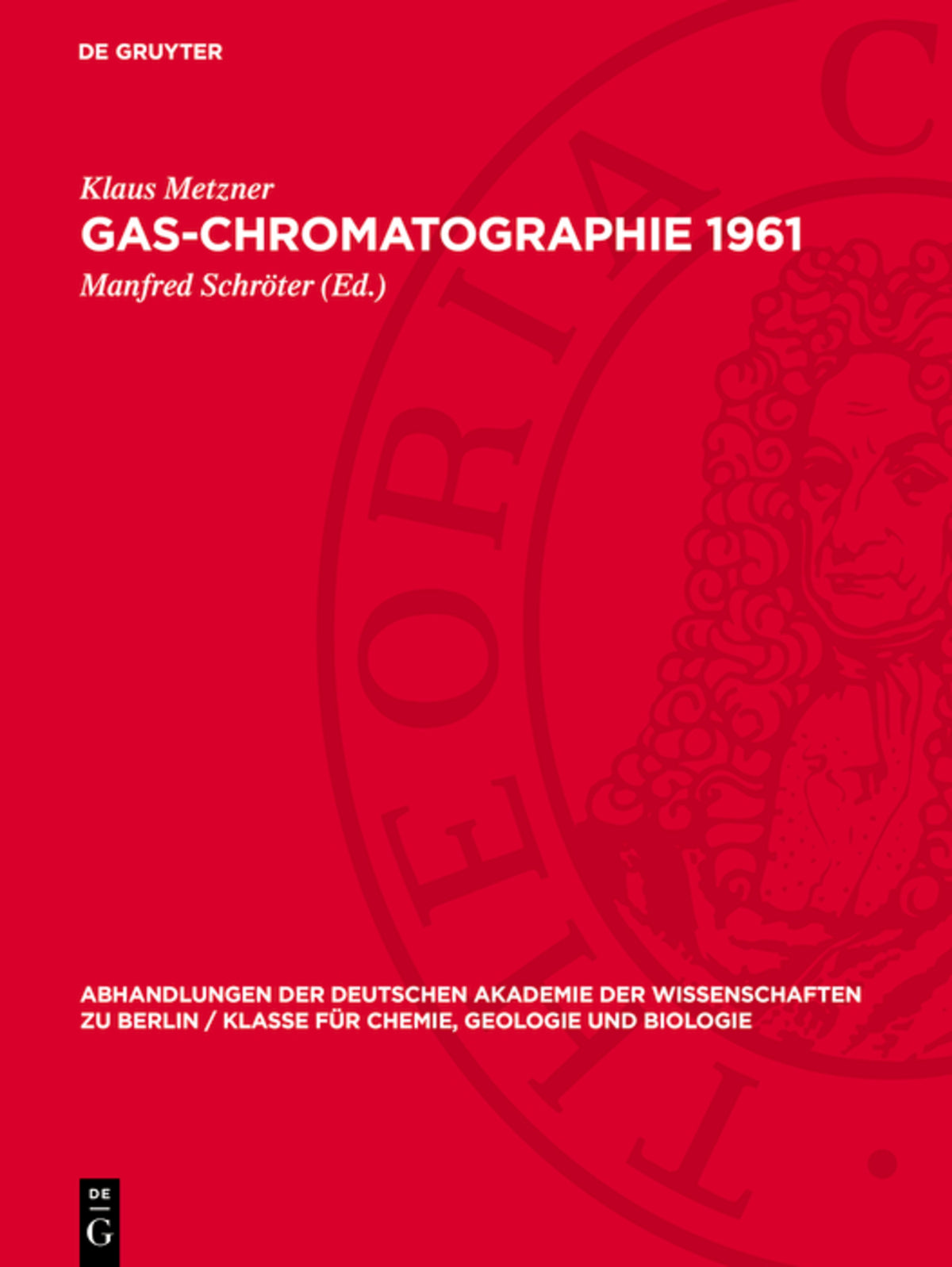 Cover image for Gas-Chromatographie 1961 ISBN 9783112742280