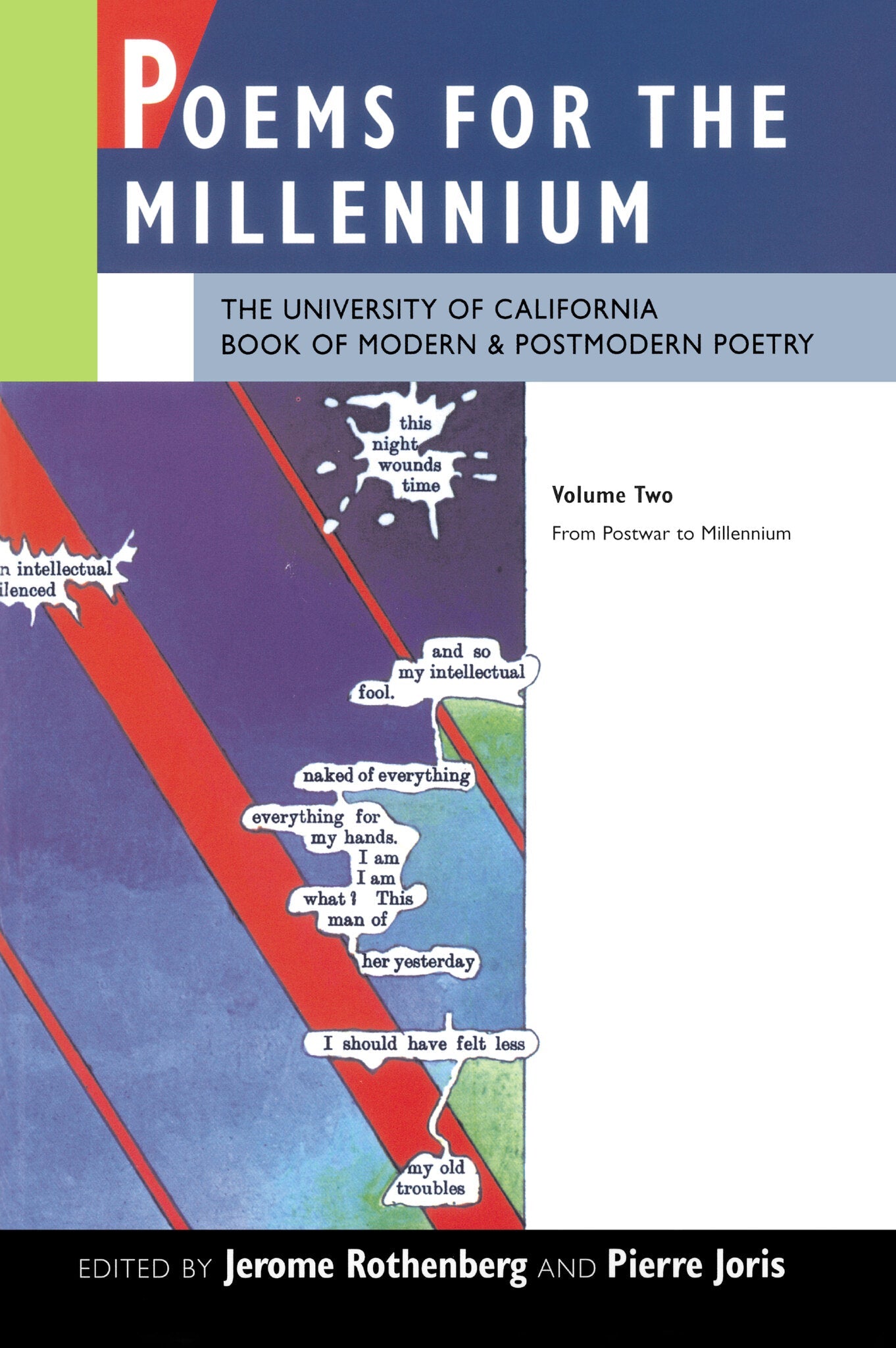 Cover image for Poems for the Millennium, Volume Two ISBN 9780520919013