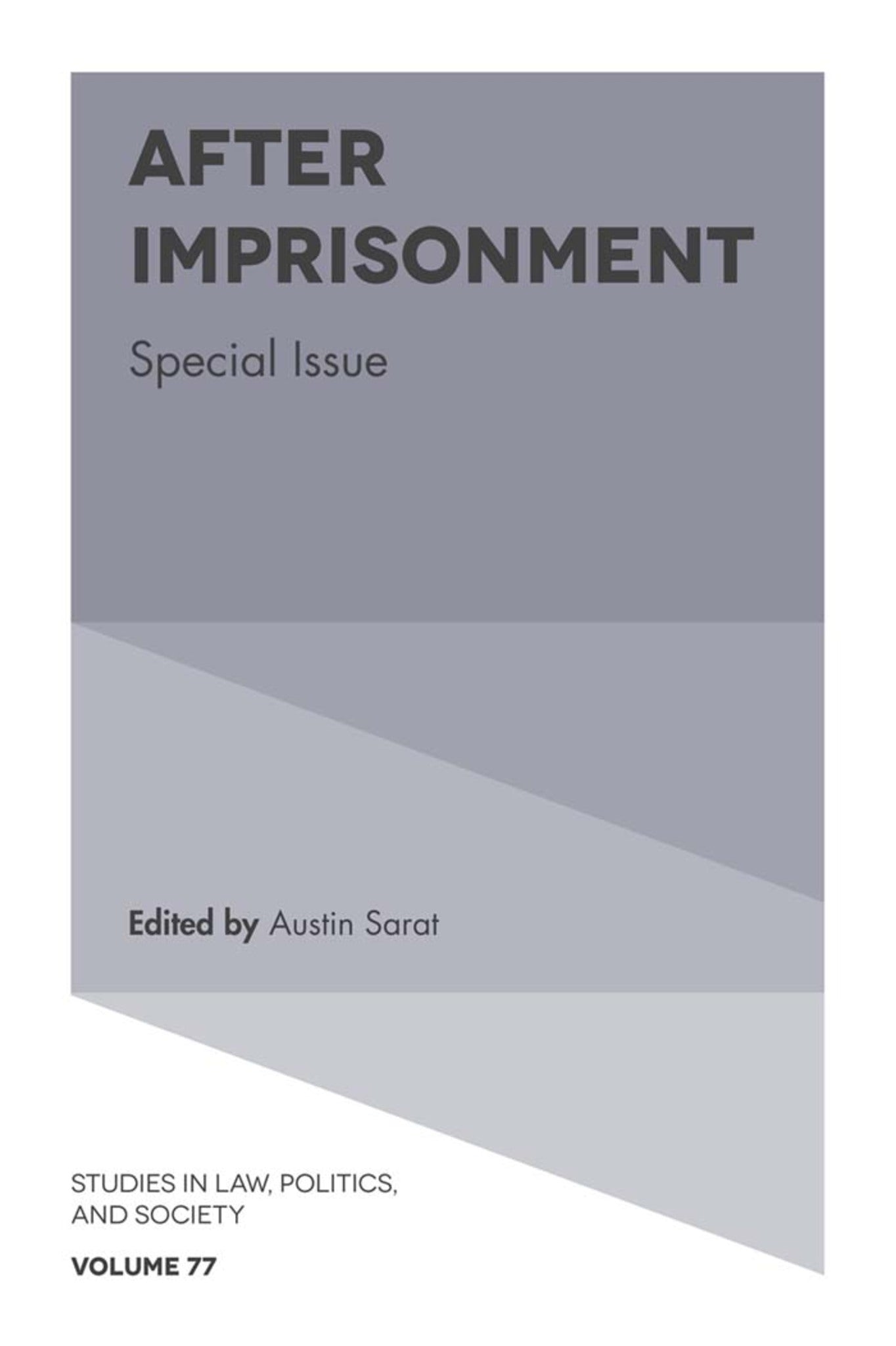 Cover image for After Imprisonment ISBN 9781787692701