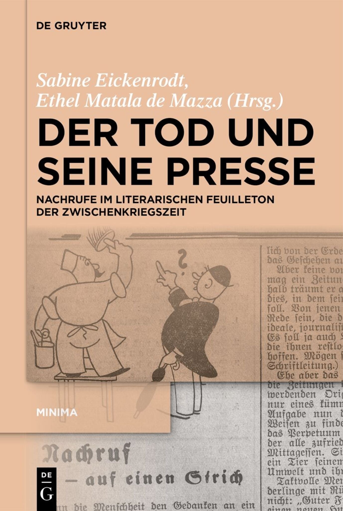 Cover image for Der Tod und seine Presse ISBN 9783111104591