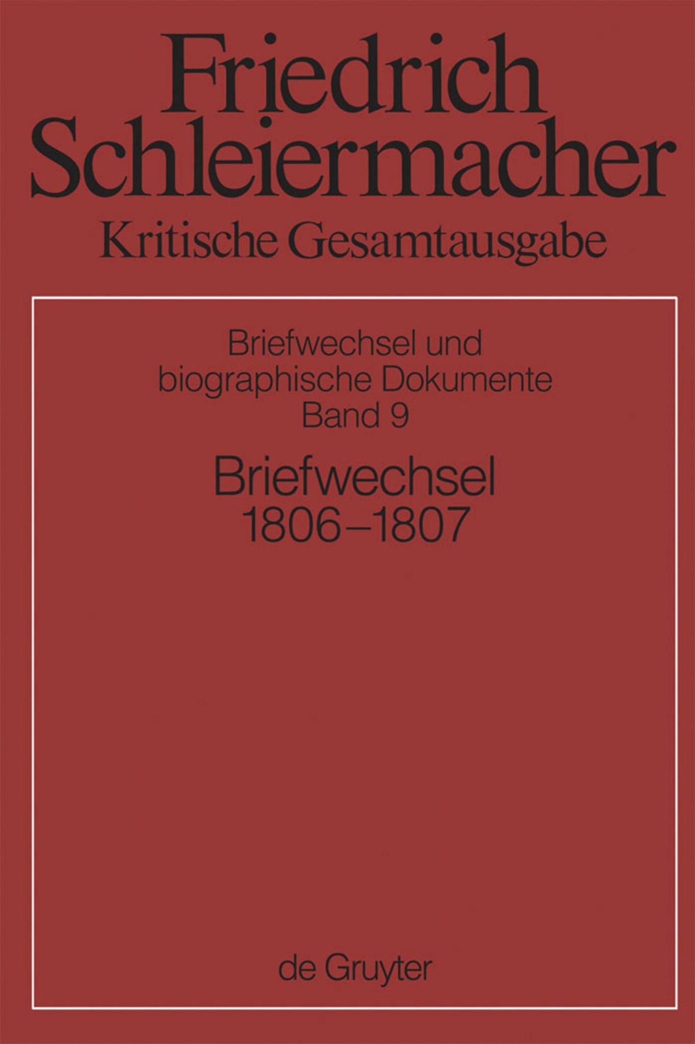 Briefwechsel 1806-1807