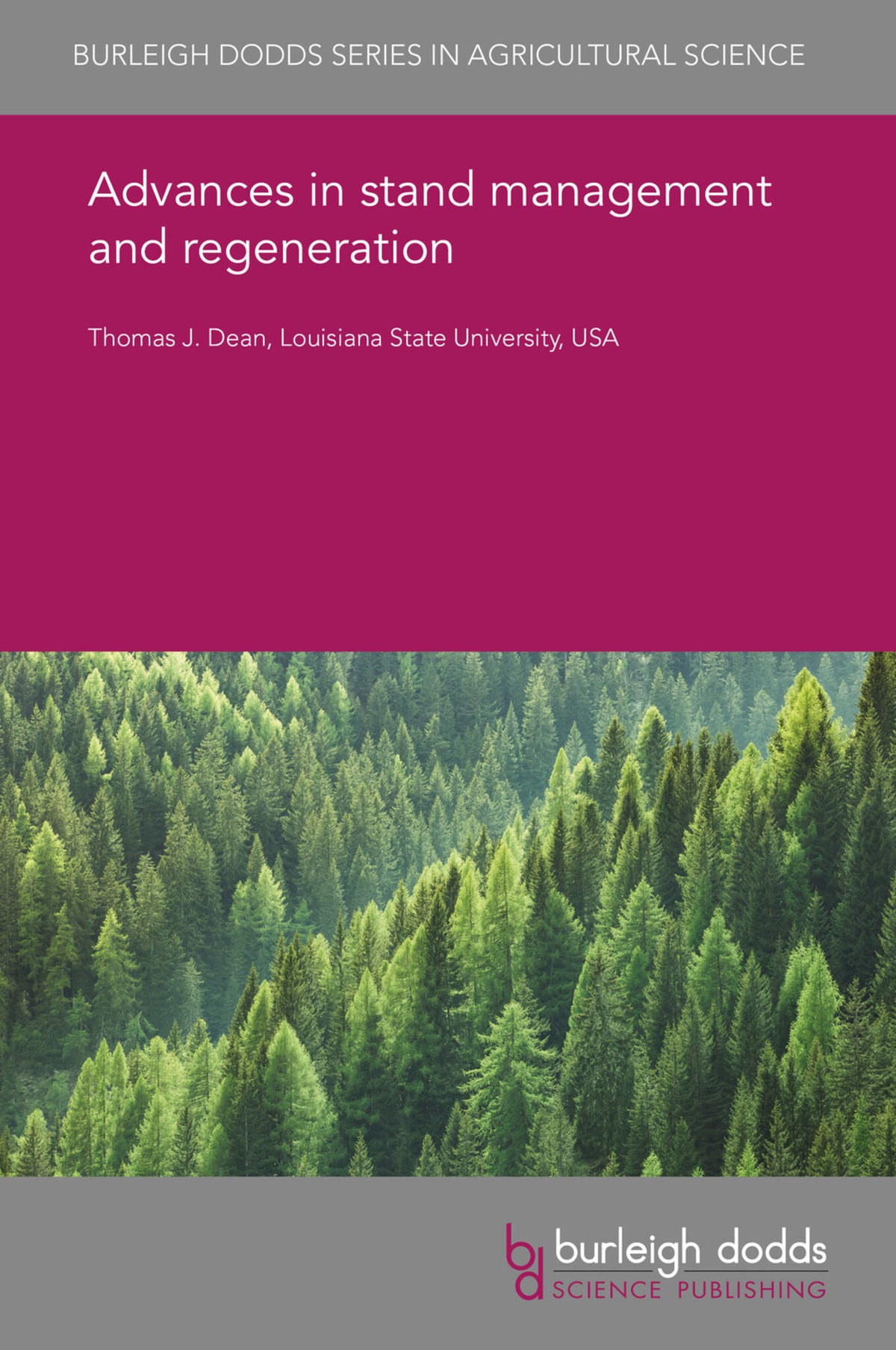 Cover image for Advances in stand management and regeneration ISBN 9781786765031