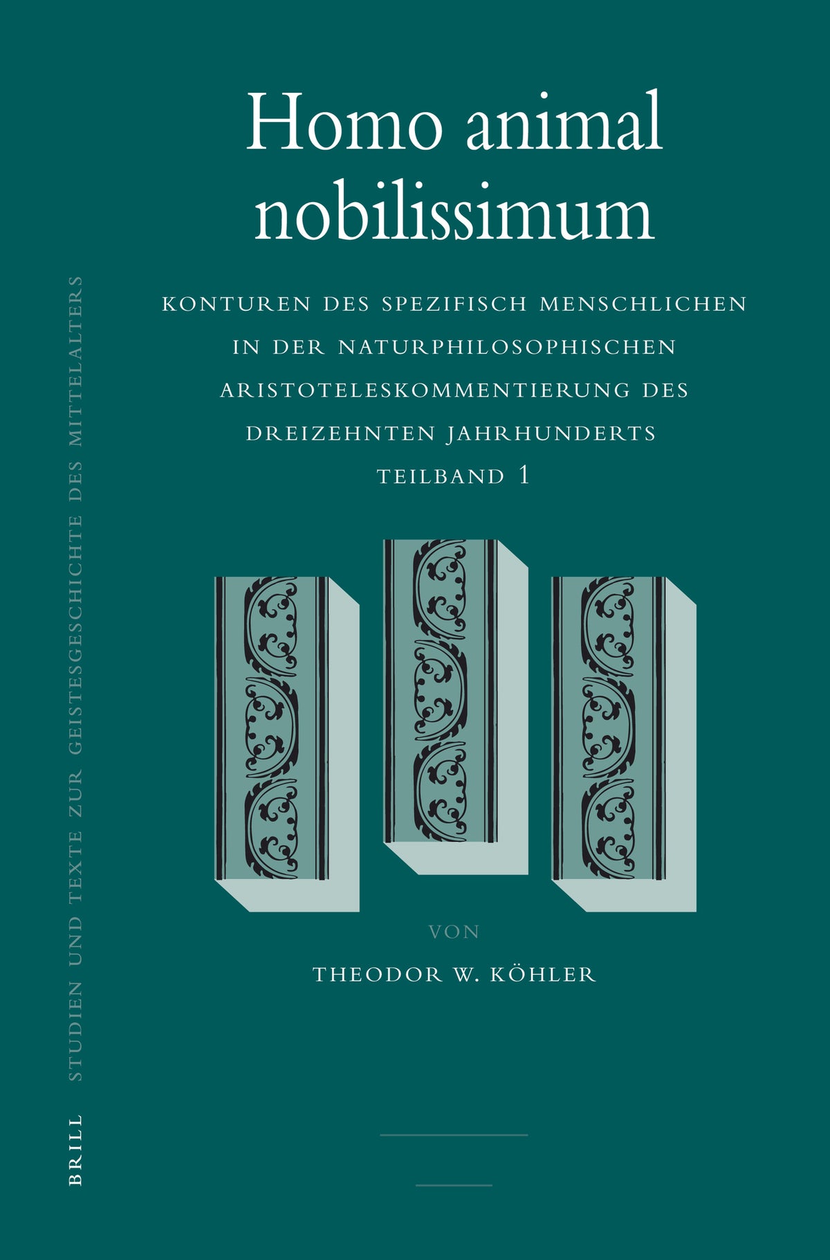 Cover image for Homo animal nobilissimum ISBN 9789004162891