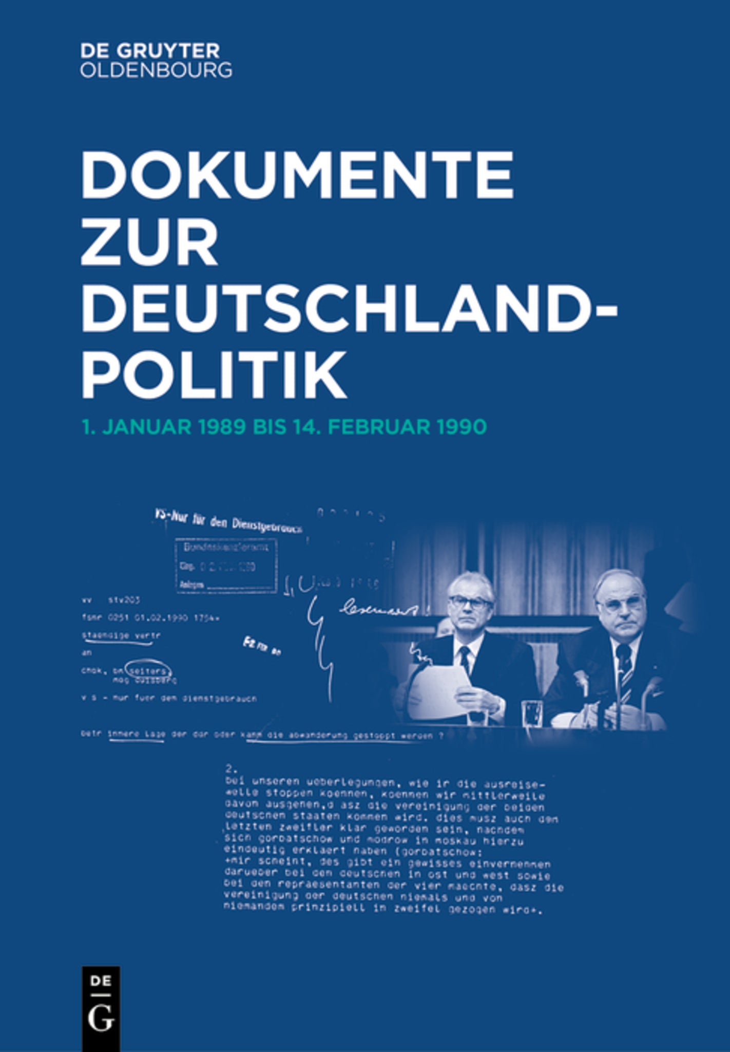 Cover image for 1. Januar 1989 bis 14. Februar 1990 ISBN 