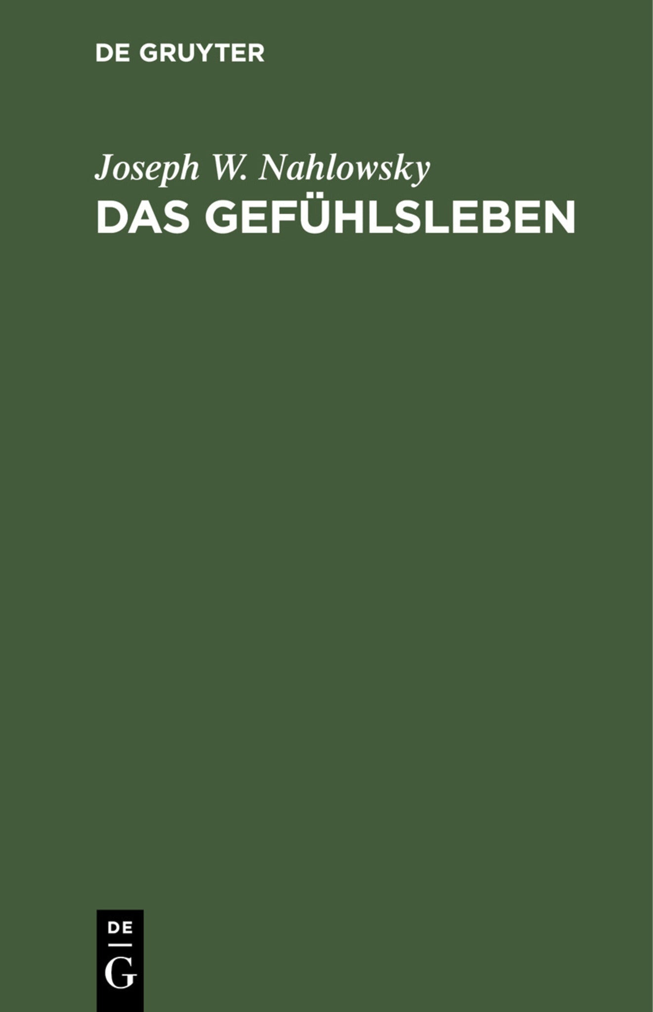 Das Gefühlsleben