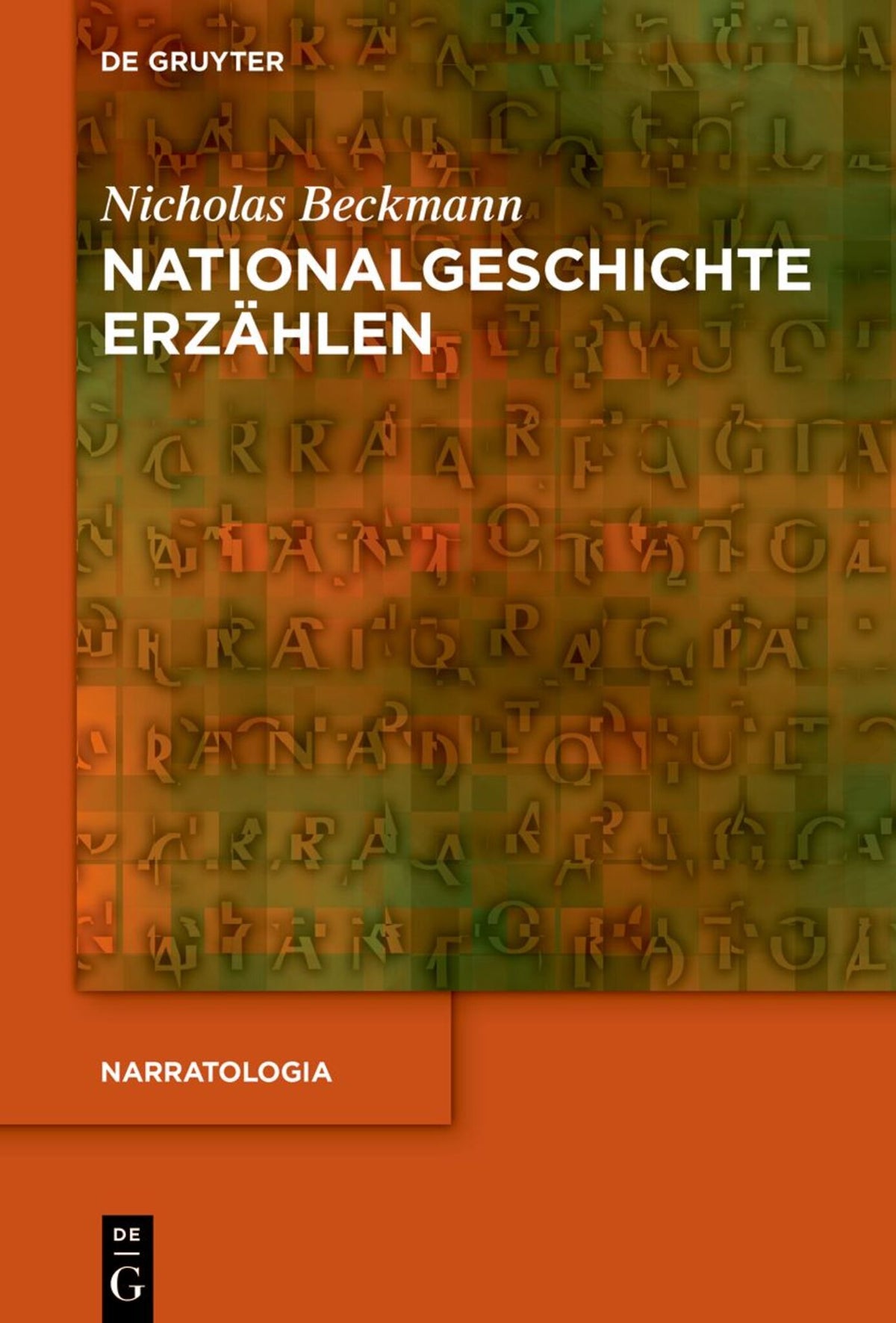 Cover image for Nationalgeschichte erzählen ISBN 9783111001227