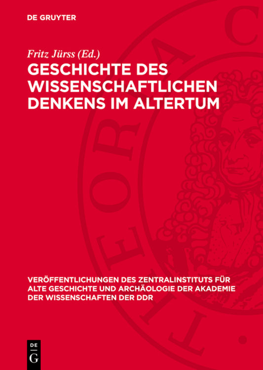 Geschichte des wissenschaftlichen Denkens im Altertum