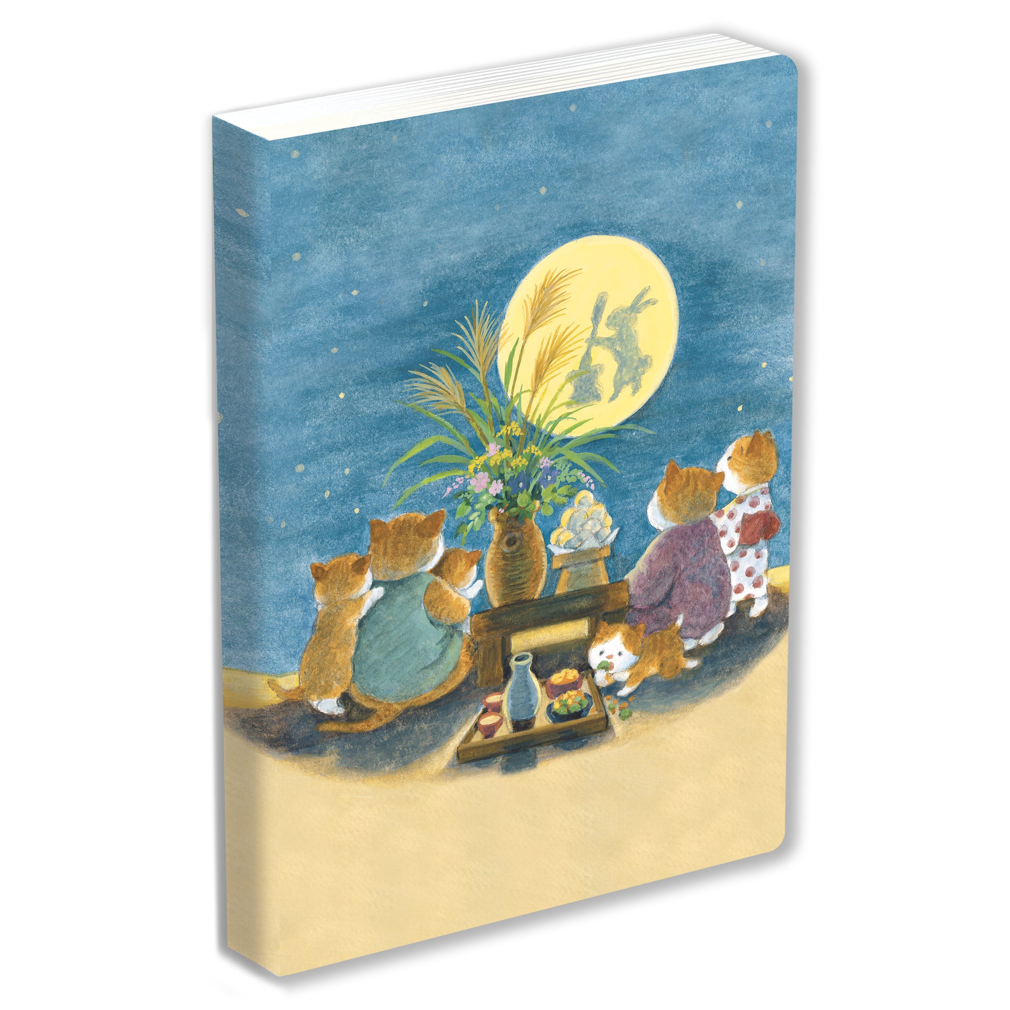 Cover image for Journal Kawaii Cats, Lined Paperback (Rabbit Moon) ISBN 9780804859431