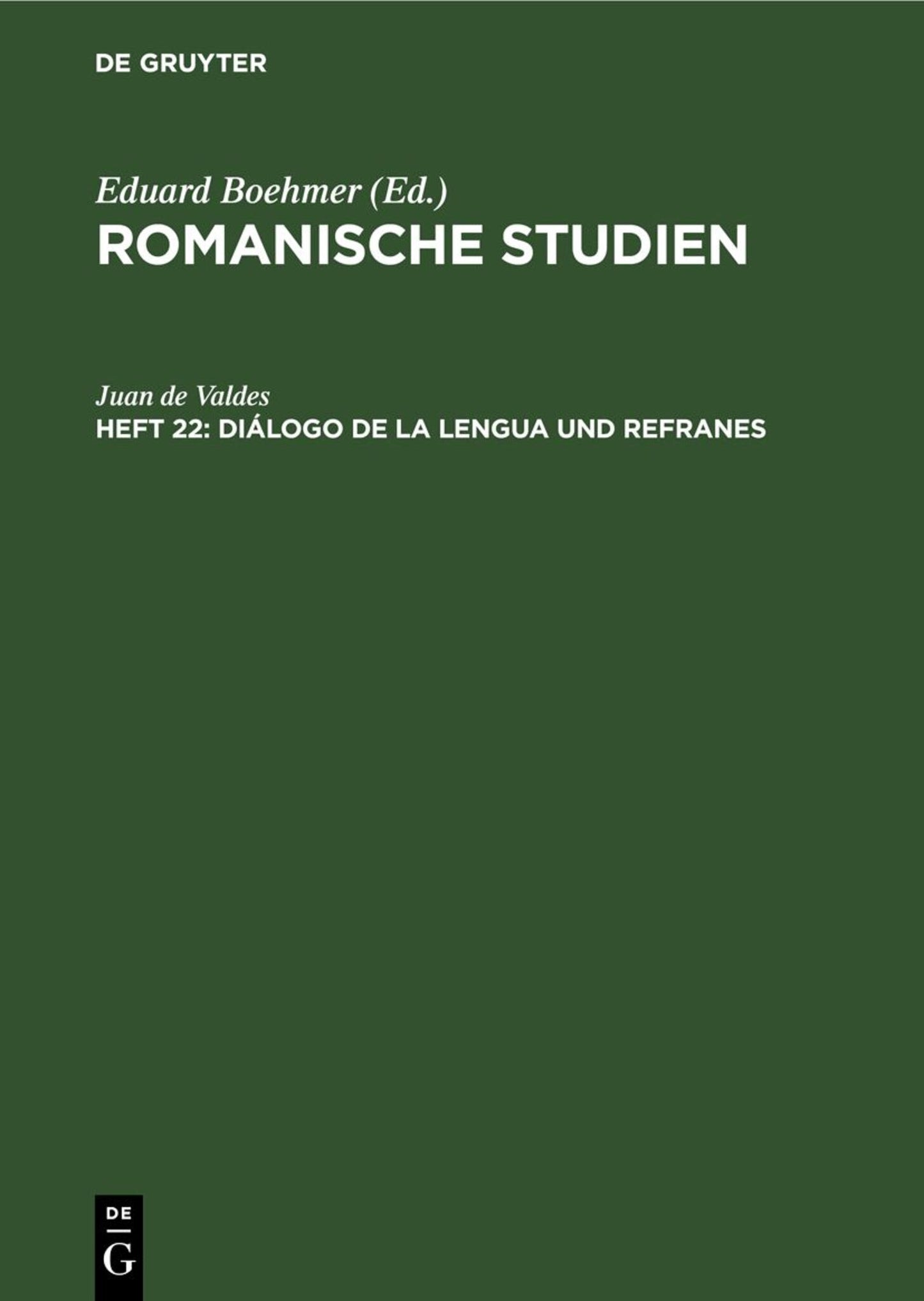 Diálogo de la lengua und Refranes