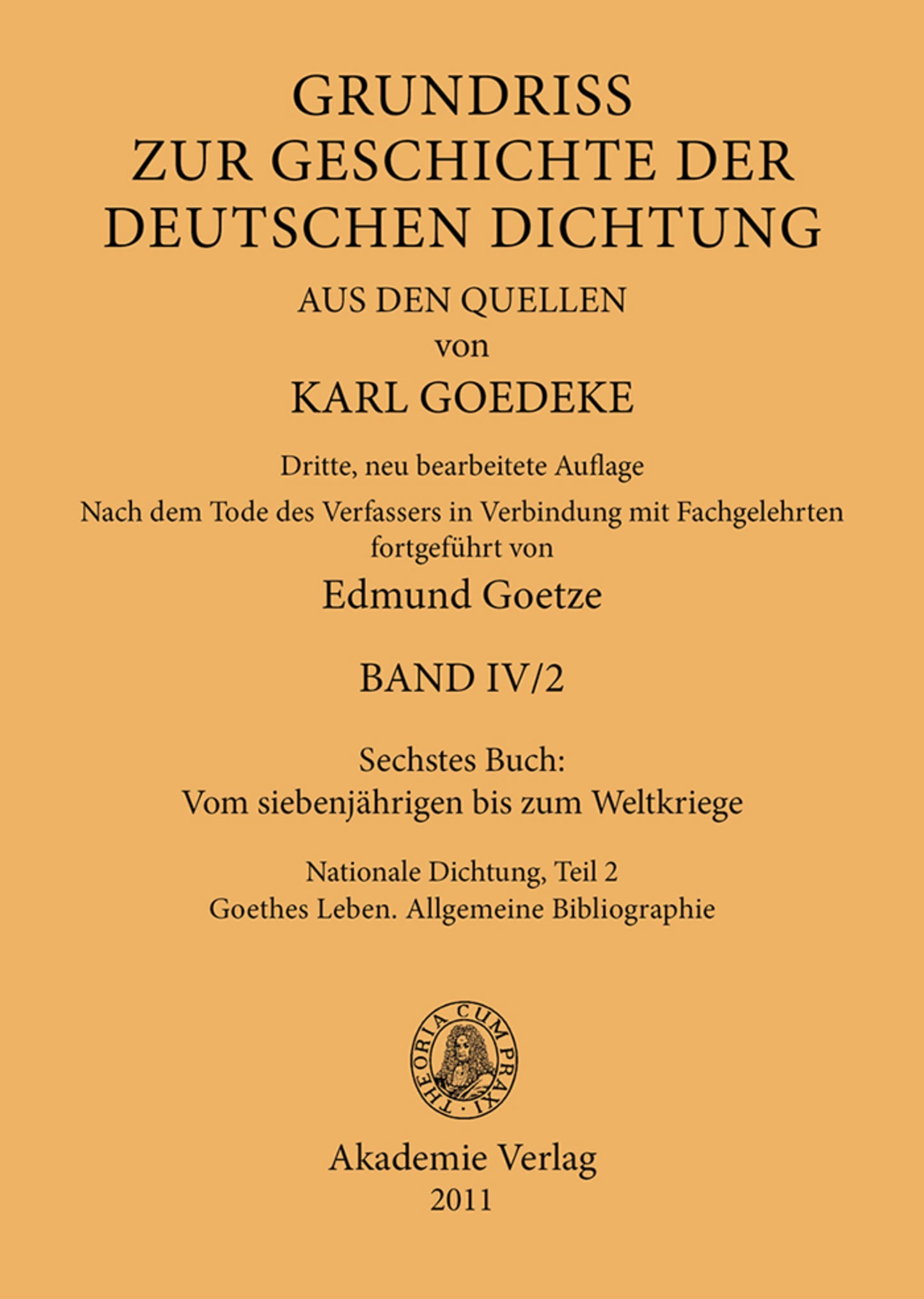 Sechstes Buch: Vom siebenjährigen bis zum Weltkriege