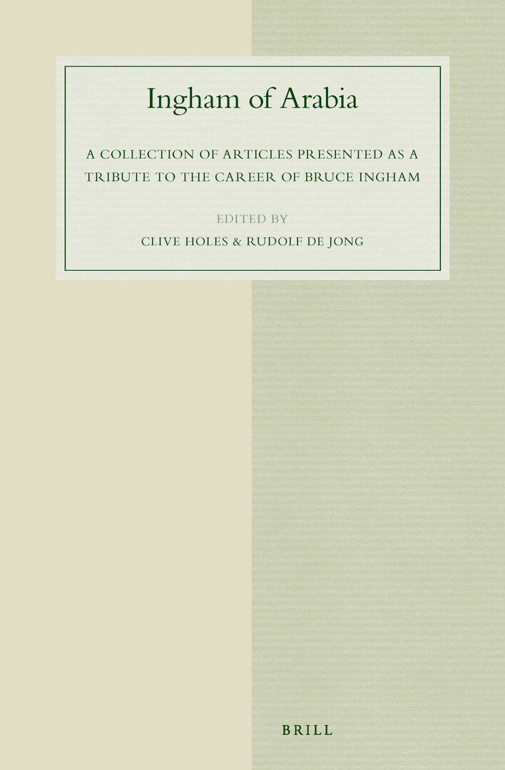 Cover image for Ingham of Arabia ISBN 9789004256170