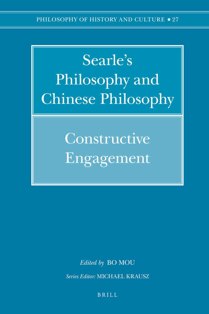 Cover image for Searle’s Philosophy and Chinese Philosophy ISBN 9789004168091