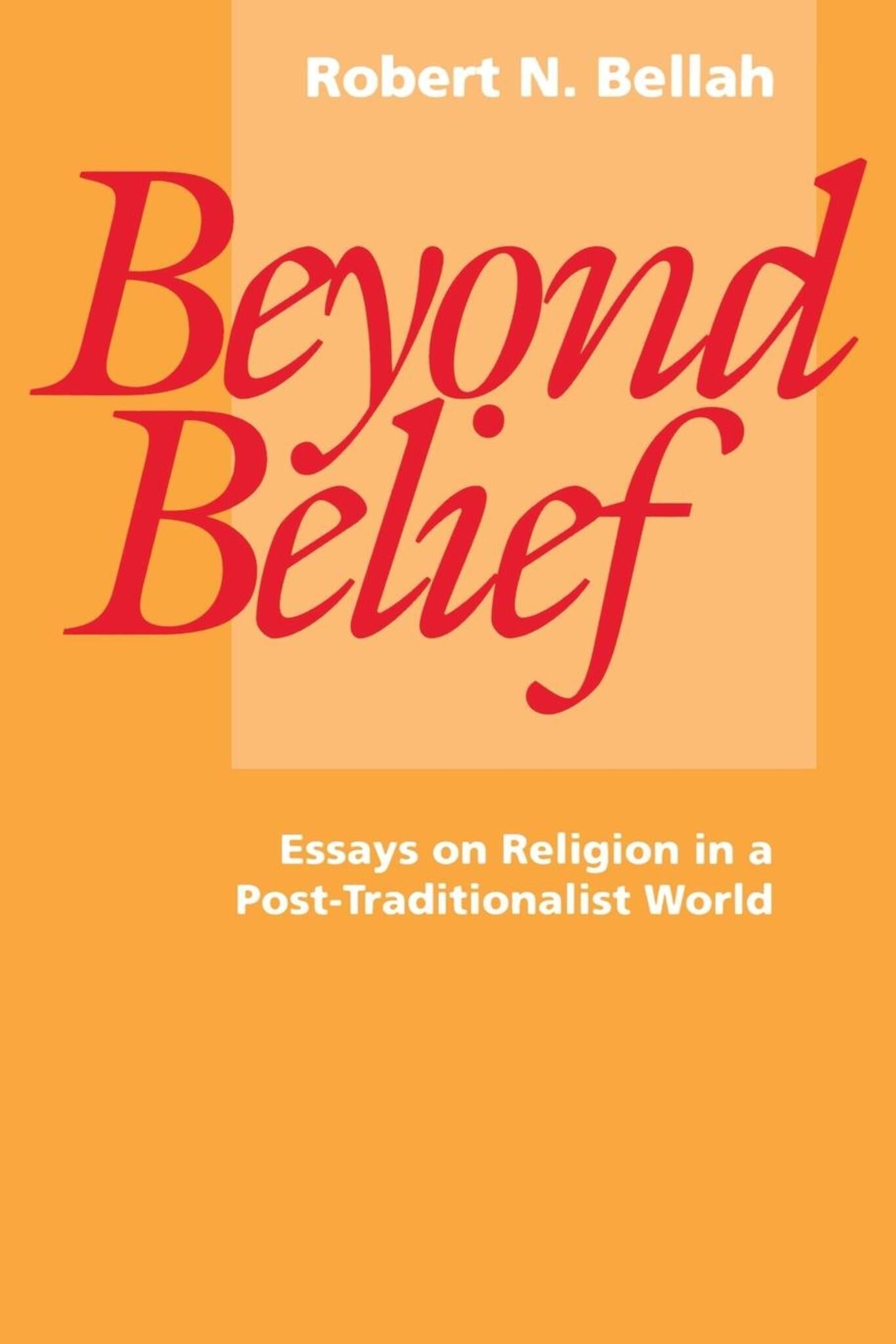 Cover image for Beyond Belief ISBN 9780520911123