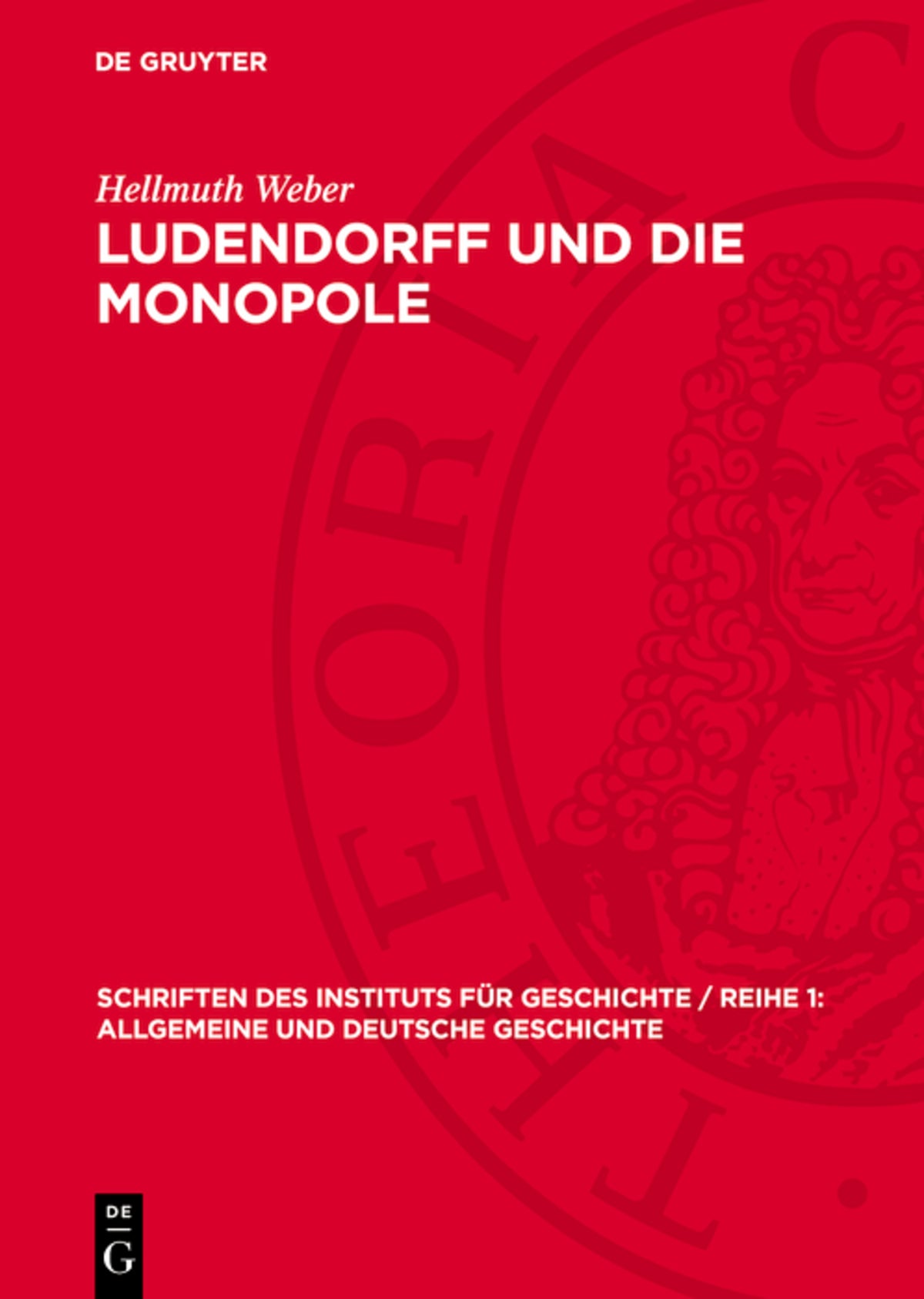 Cover image for Ludendorff und die Monopole ISBN 9783112732809