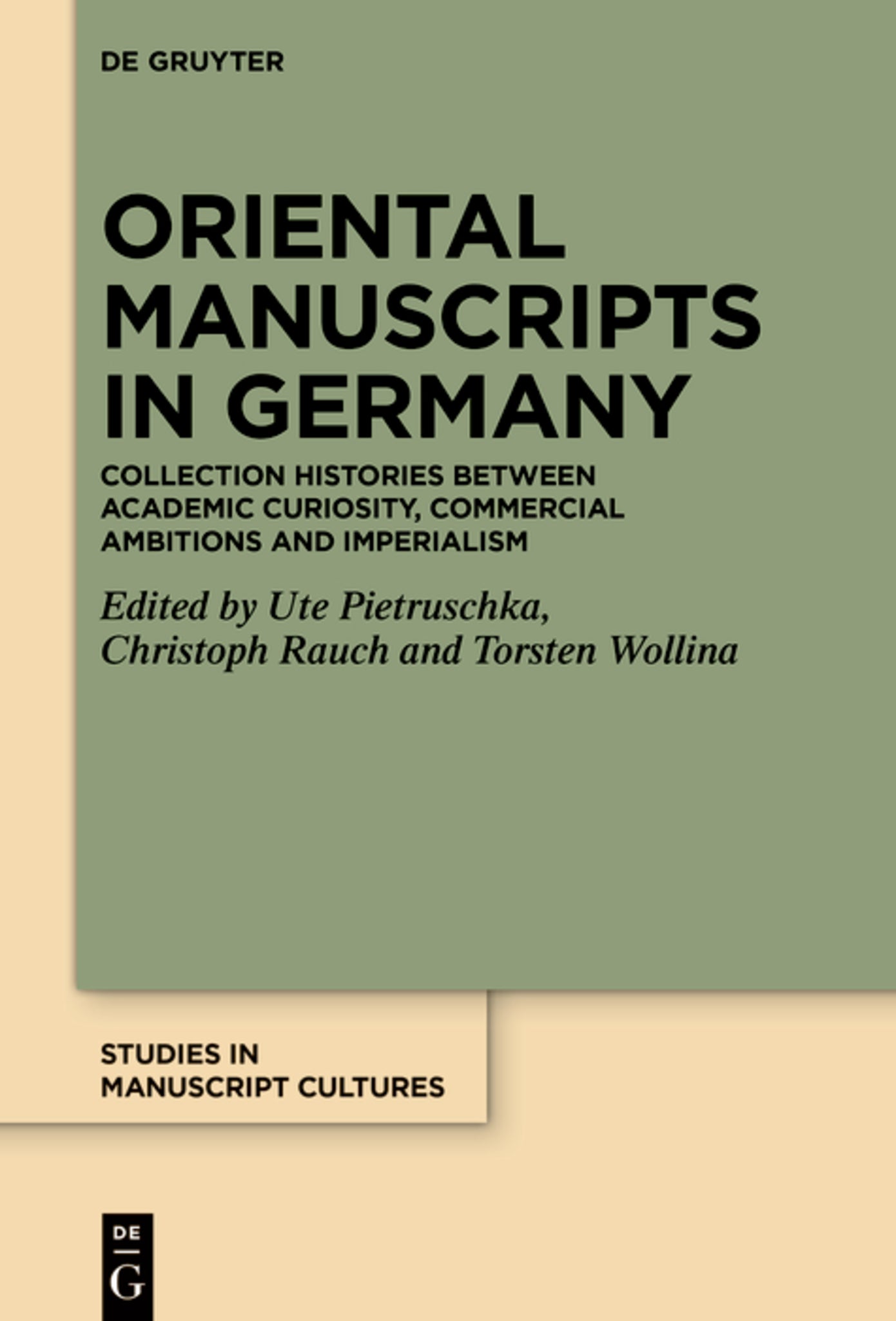 Cover image for Oriental Manuscripts in Germany ISBN 