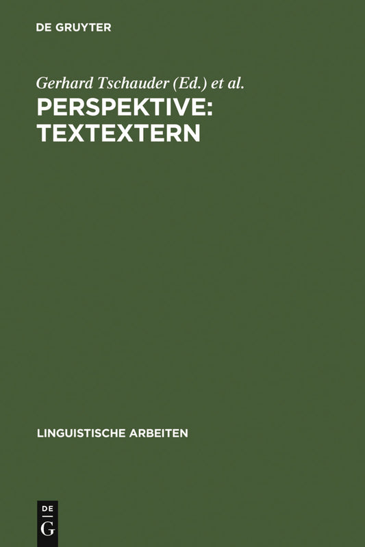Perspektive: textextern