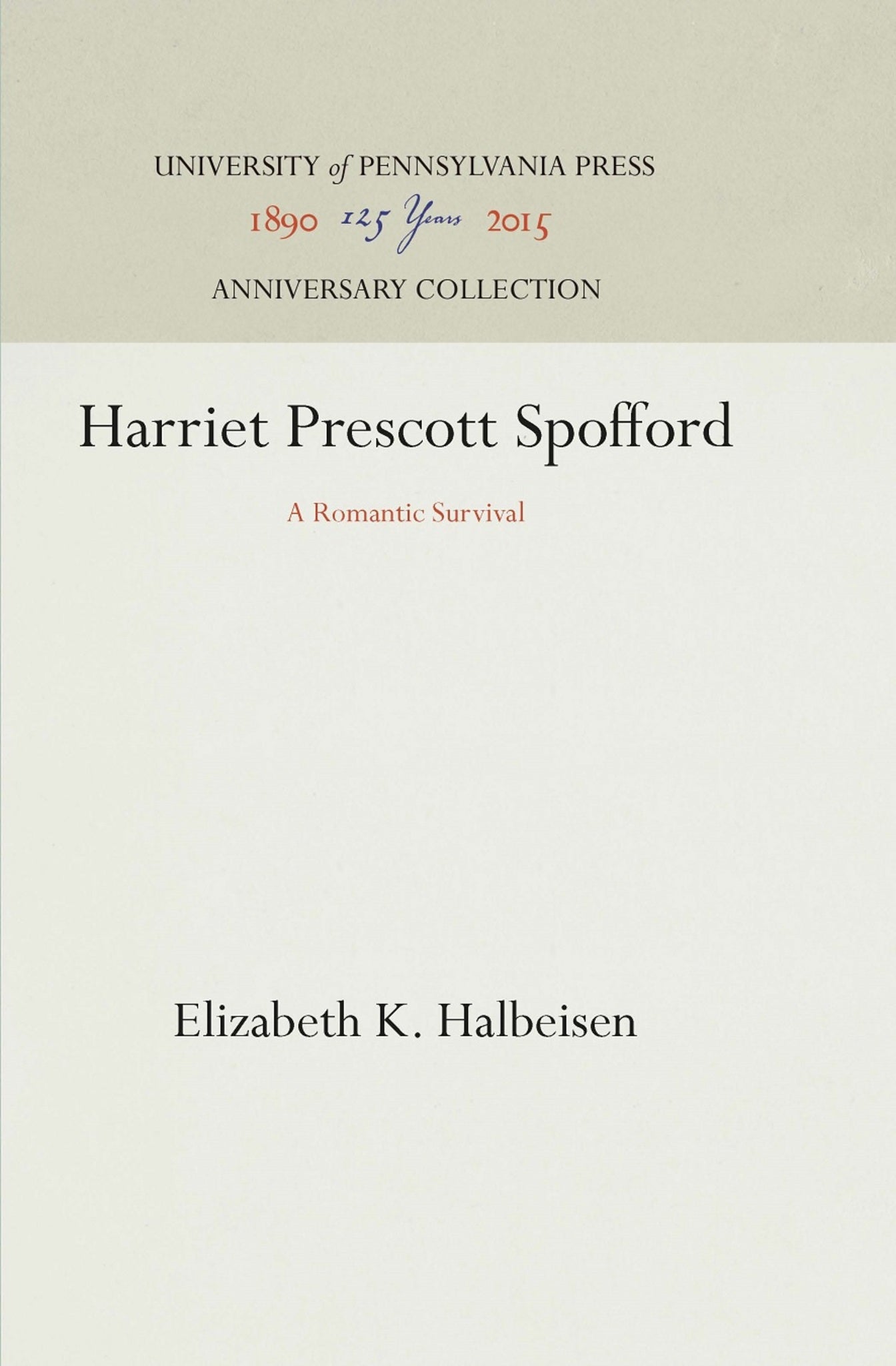 Harriet Prescott Spofford