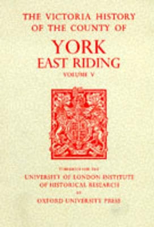 A History of the County of York East Riding