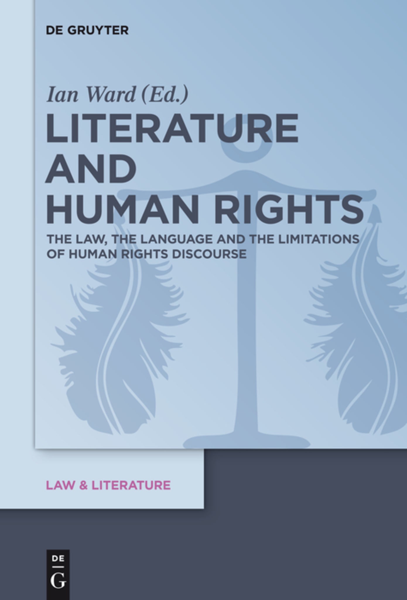 Cover image for Literature and Human Rights ISBN 9783110374100