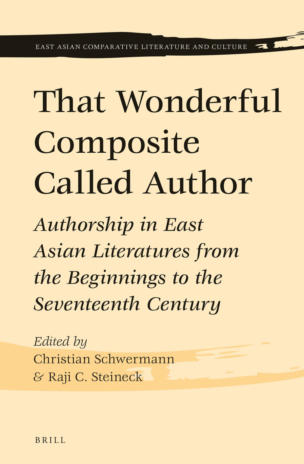 Cover image for That Wonderful Composite Called Author ISBN 9789004279414