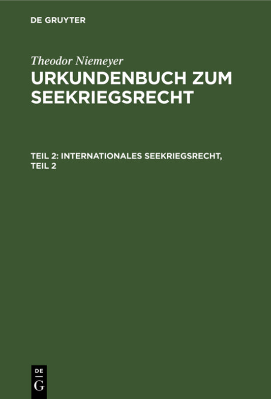 Internationales Seekriegsrecht, Teil 2