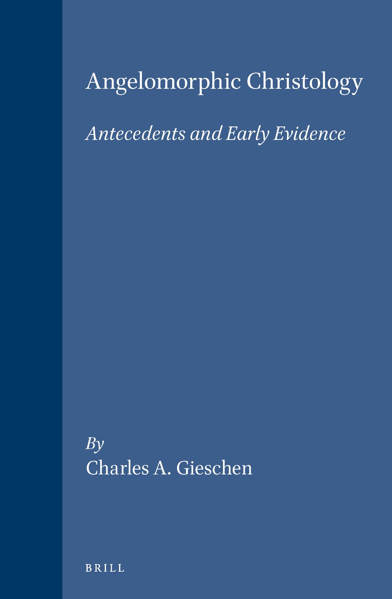Angelomorphic Christology