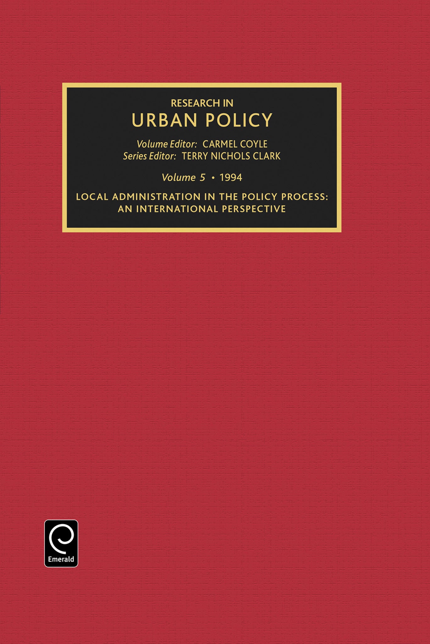 Research in Urban Policy