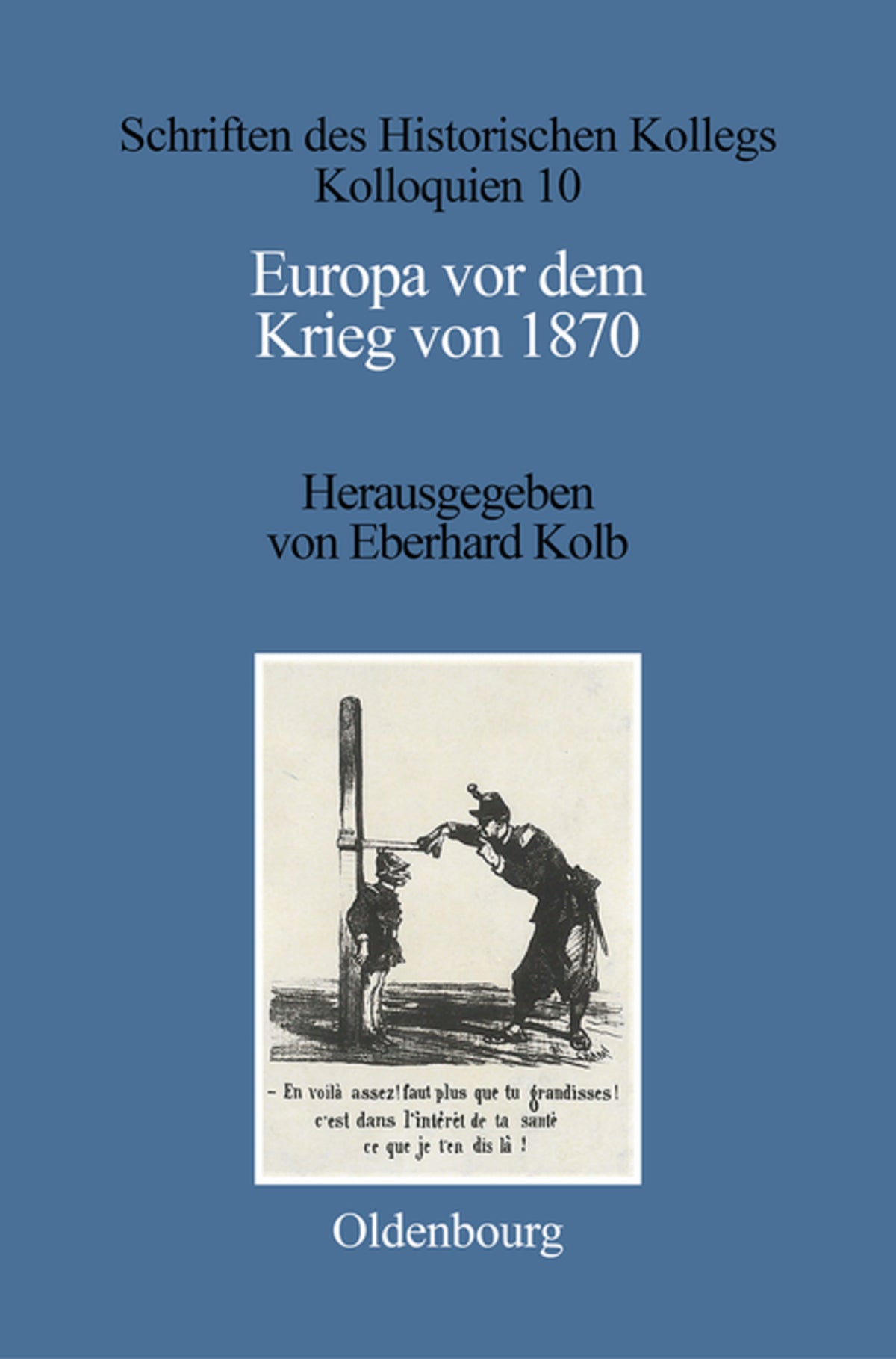 Cover image for Europa vor dem Krieg von 1870 ISBN 9783486541212