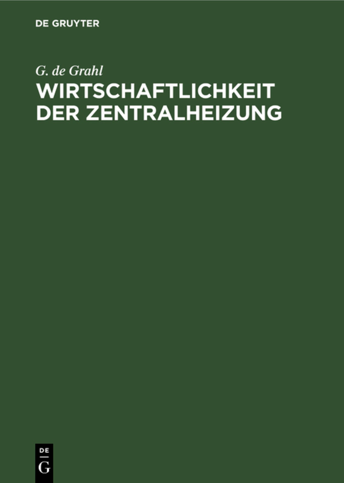 Wirtschaftlichkeit der Zentralheizung