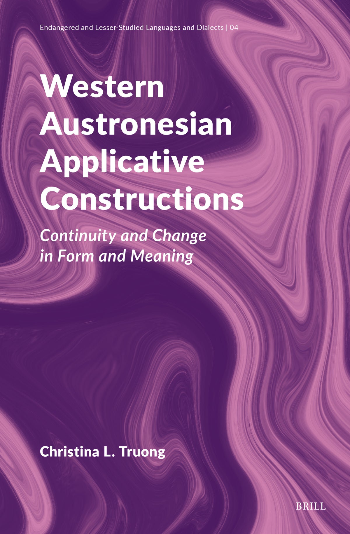 Cover image for Western Austronesian Applicative Constructions ISBN 9789004737129