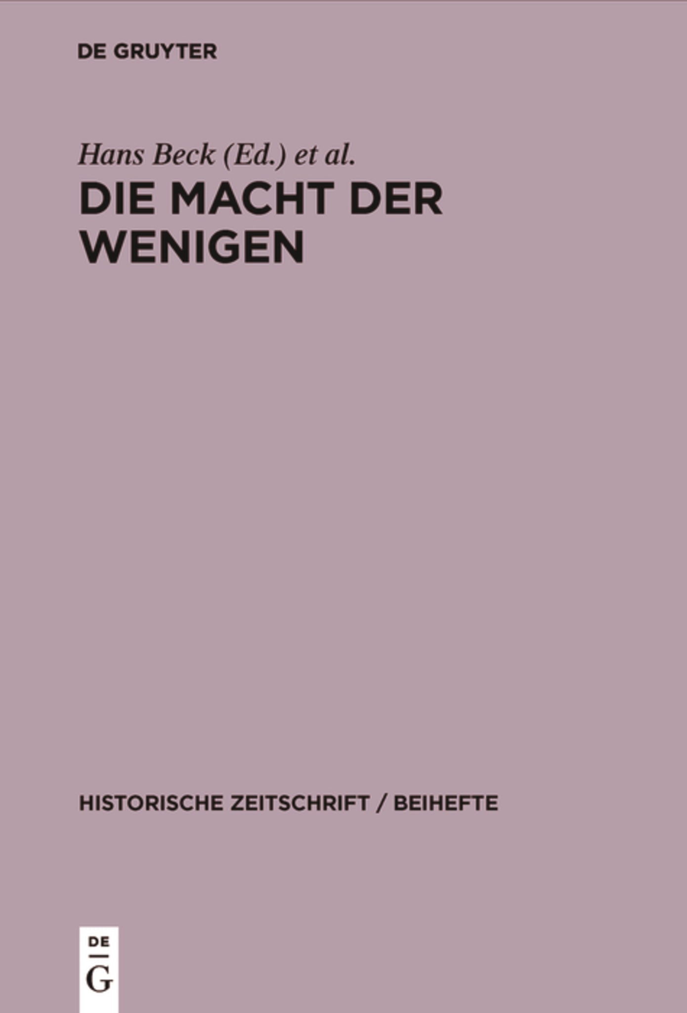 Die Macht der Wenigen