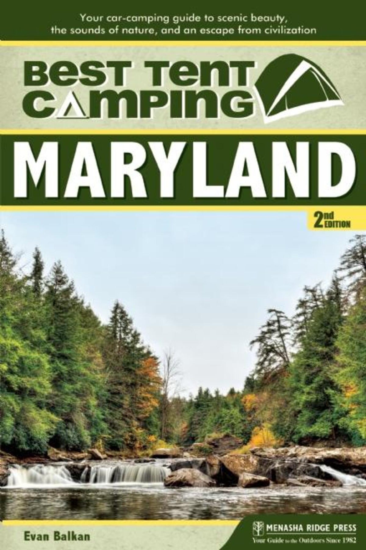 Cover image for Best Tent Camping: Maryland ISBN 9780897324199