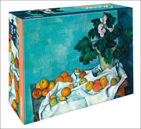 teNeues - Puzzle: Still Life with Apples by Cezanne, 500 Piece Puzzle, Full Color Artwork, Expertly Printed, Compact Box, 14 x 19" Puzzle